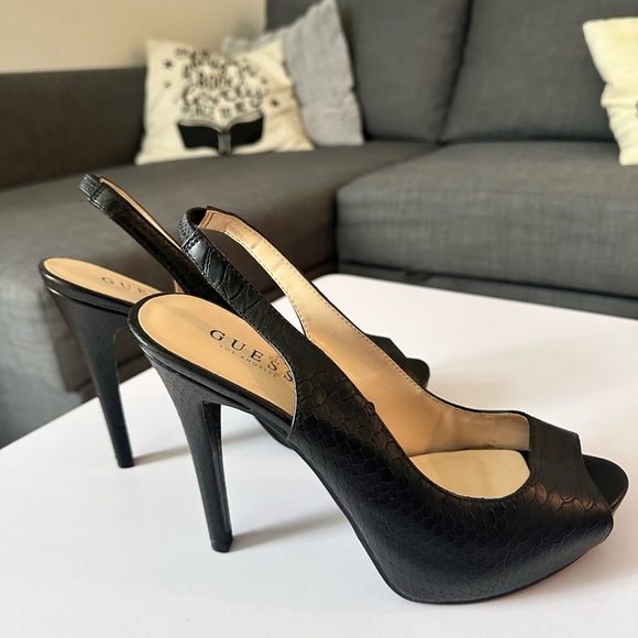 Guess peep toe heels - Picture 4 of 5